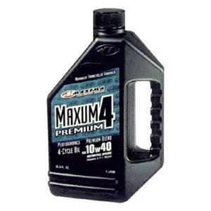 MAXUM 4 PREMIUM マクスム4プレミアム 4ストローク 10W40 1L×12本 MX-4401 MAXIMA エンジンオイルマキシマ | 