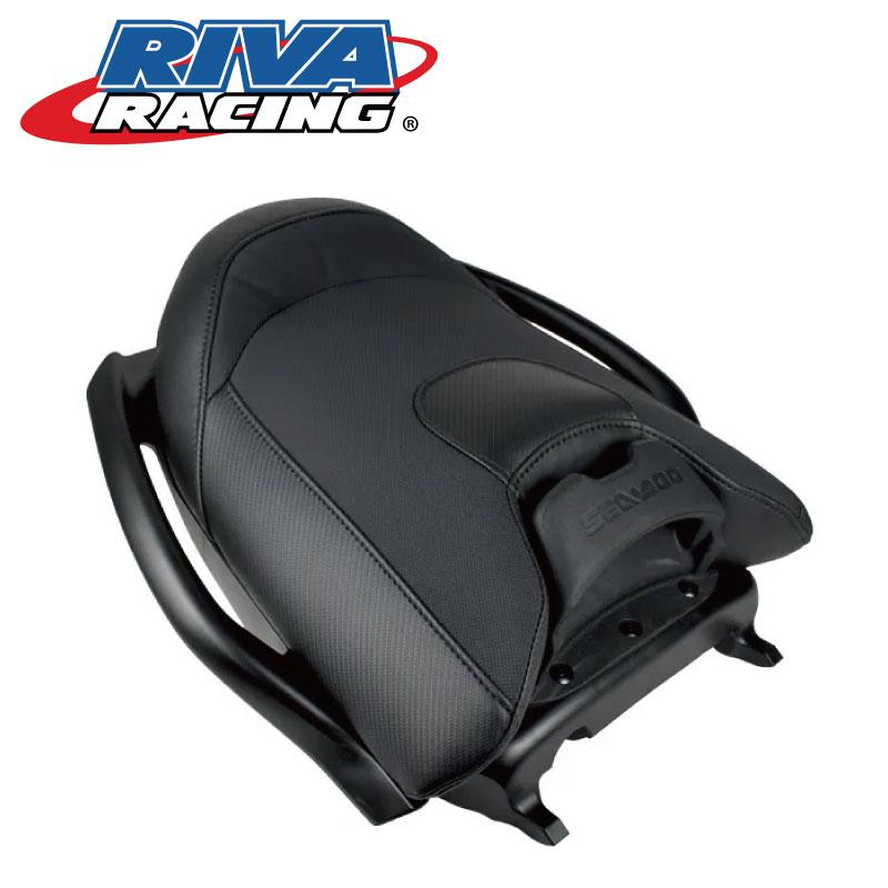RIVA パッセンジャーリアシート シートカバー ブラック ステッチ入 RXP-X 300(21-) racing RS5-190-1R ...
