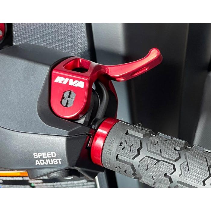 REVOL プレート 4枚セット ハーレー純正□ビレットスタイル・リアブレーキレバー