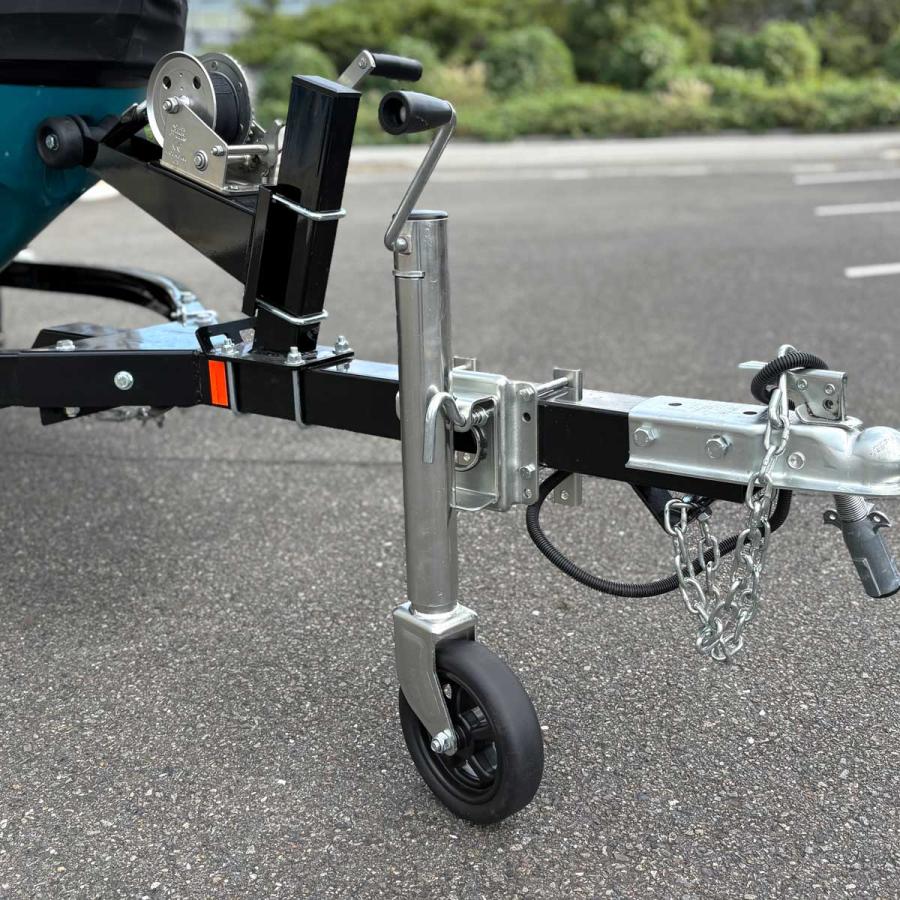 SV-TJ002 トレーラー ジャッキ スチール 最大荷重 680kg 1500LBS HK002