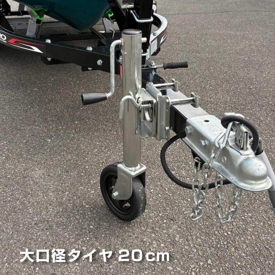 SV-TJ002 トレーラー ジャッキ スチール 最大荷重 680kg 1500LBS HK002