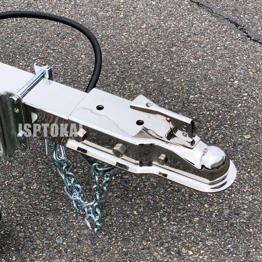 TC-03SUSP トレーラー カプラー ボール径2インチ フレーム幅85mm対応 ステンレス ポリッシュ 牽引 バイク キャンピングカー |  | 04