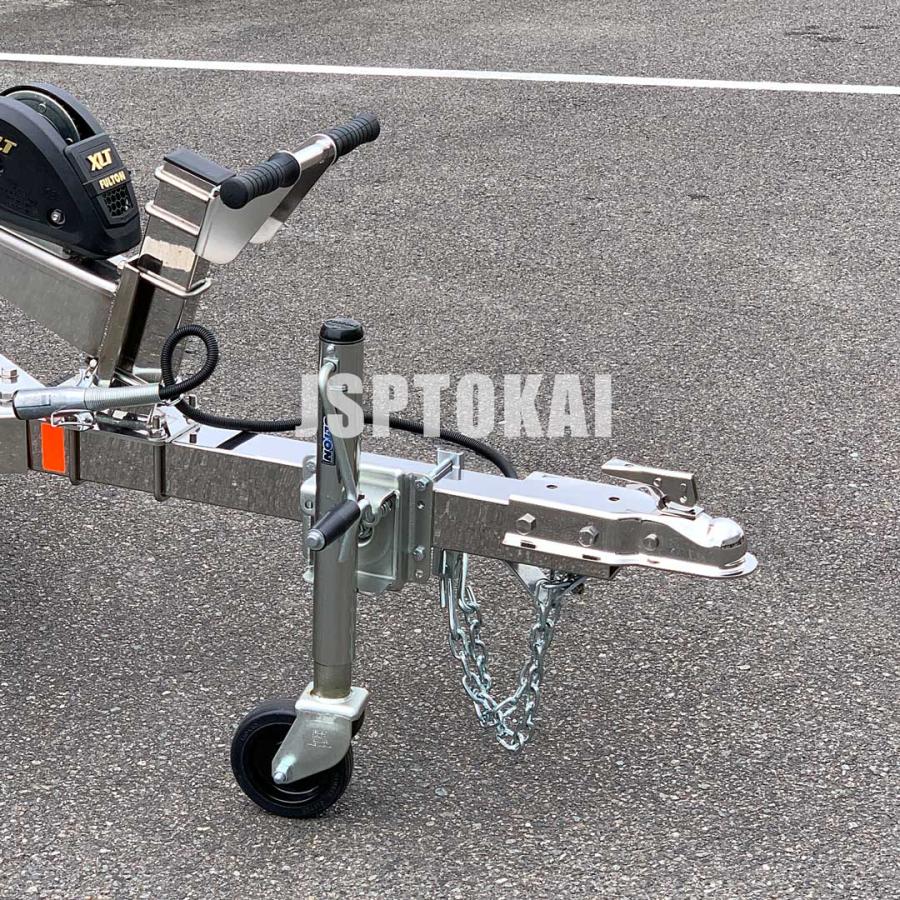 TC-03SUSP トレーラー カプラー ボール径2インチ フレーム幅85mm対応 ステンレス ポリッシュ 牽引 バイク キャンピングカー |  | 07