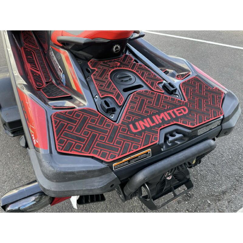UNLIMITED アンリミテッド SeaDoo デッキマット テープ付 RXT-X レクタングル 各色 BOMBARDIER ジェットスキー 水上バイク UL51131 | UNLIMITED | 02
