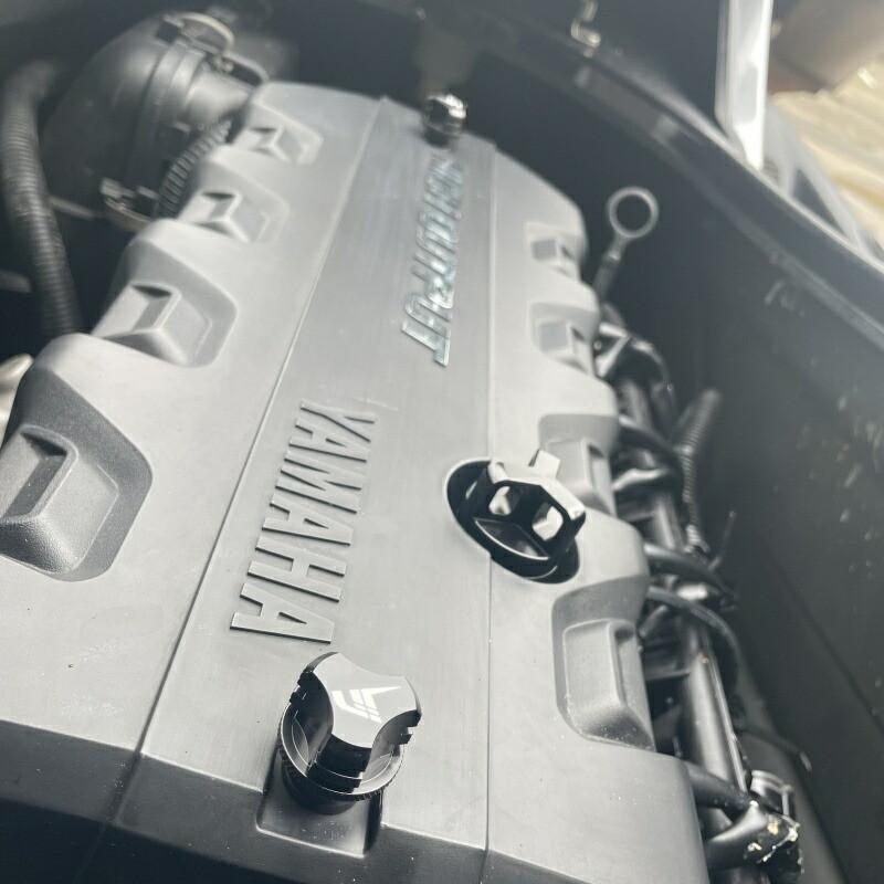UL53021 ビレットエンジンノブ YAMAHA 1.8L HO、SHO、SVHO UNLIMITED アンリミテッド 水上バイク ...