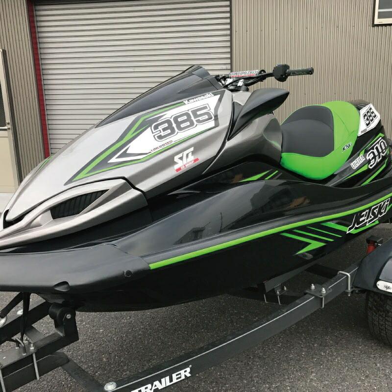 UNLIMITED アンリミテッド デカールキット ULTRA ゼッケンシート フロント リア ジェットスキー 水上バイク JETSKI PWC ULDK-ULTRA-FRの画像