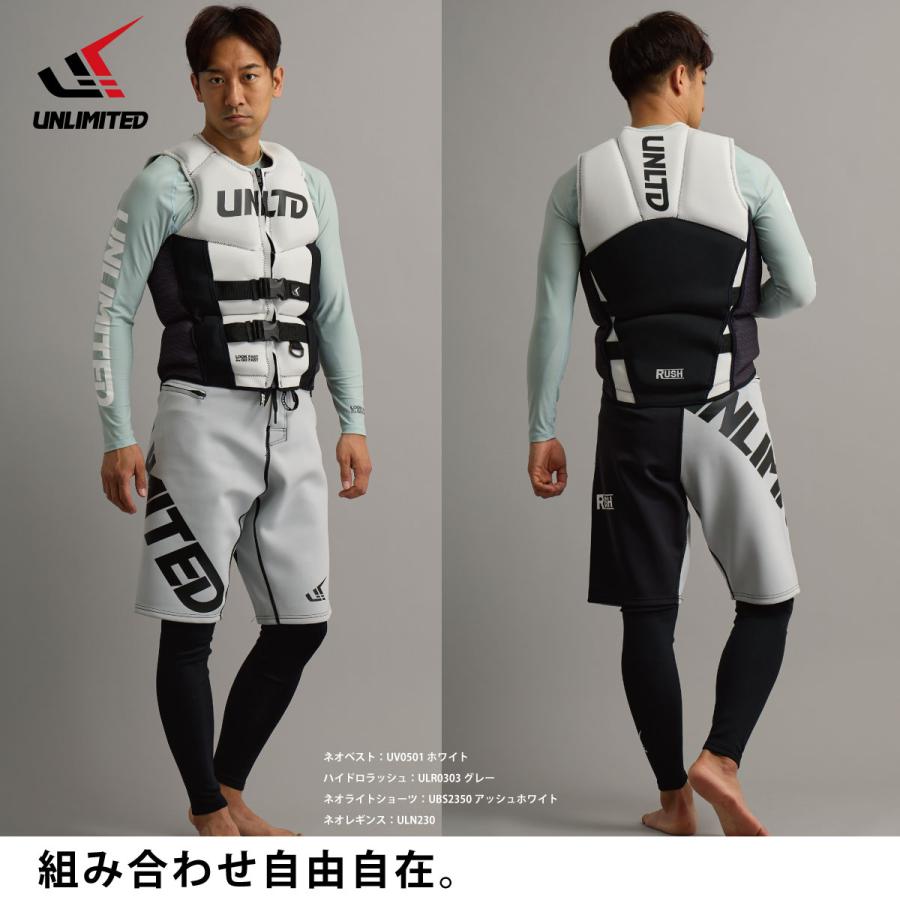 UNLIMITED ウエットスーツ　上下セット　黒　Ｌサイズ　T10 jsptokai_uwj0610
