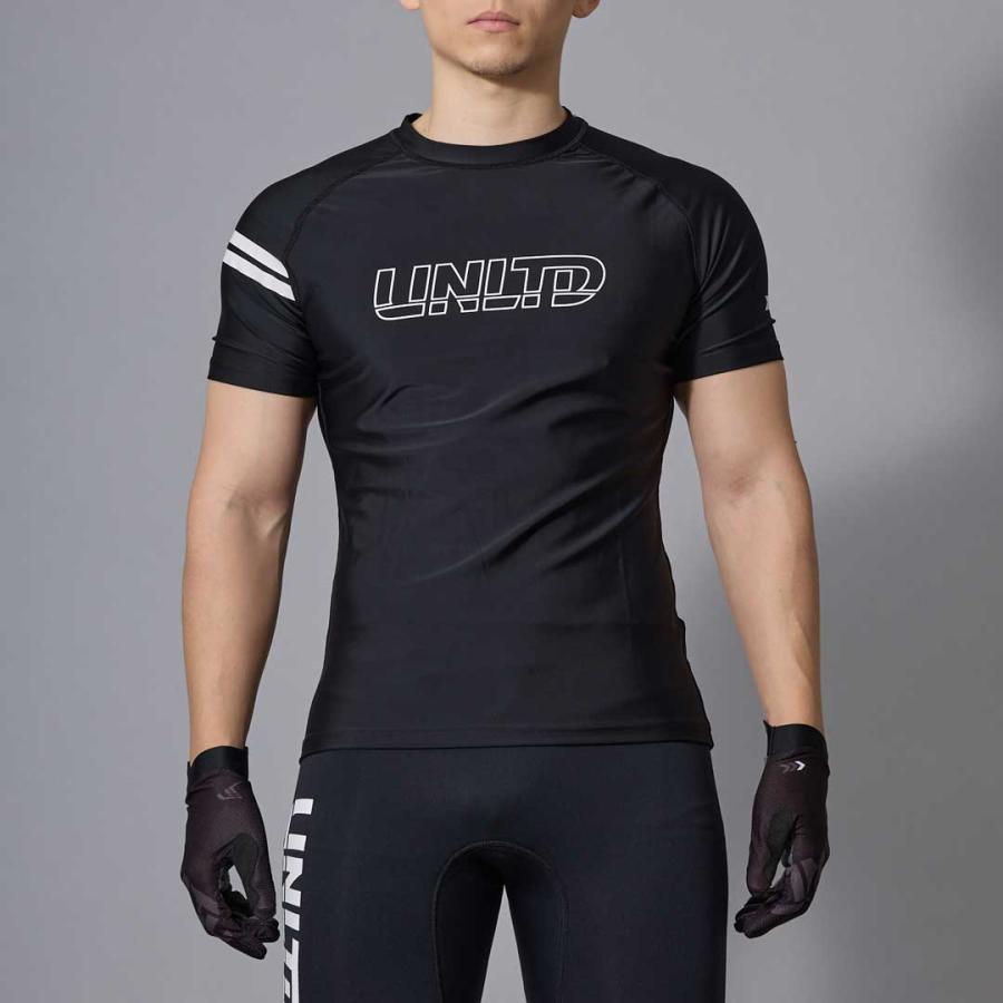 2025新作 UNLIMITED ラッシュガード HYDRO RASH GUARD 半袖 紫外線対策 ショートスリーブ ジェットスキー 黒 S-XXL ULR0622 |  | 01