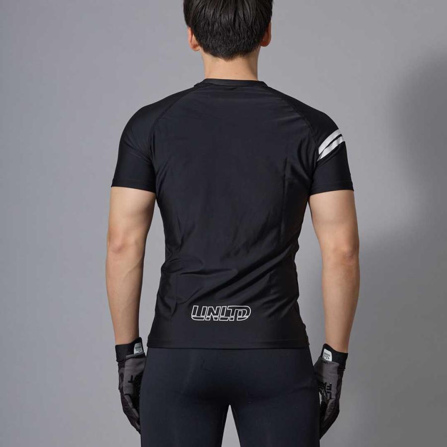 2025新作 UNLIMITED ラッシュガード HYDRO RASH GUARD 半袖 紫外線対策 ショートスリーブ ジェットスキー 黒 S-XXL ULR0622 |  | 05