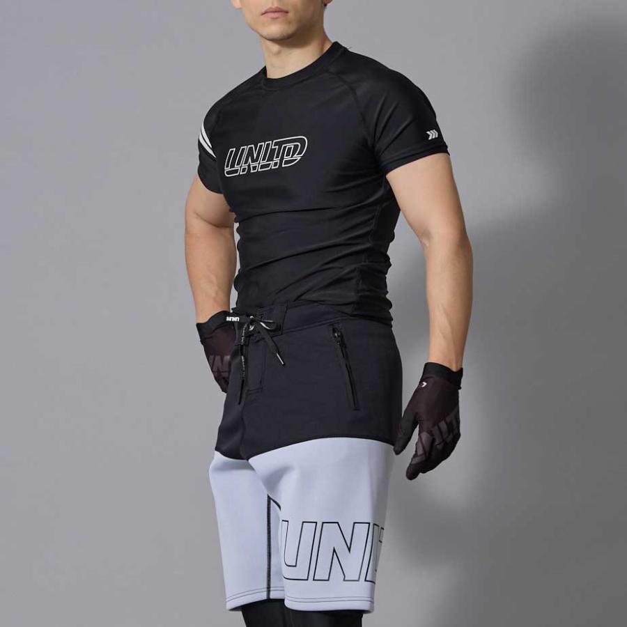 2025新作 UNLIMITED ラッシュガード HYDRO RASH GUARD 半袖 紫外線対策 ショートスリーブ ジェットスキー 黒 S-XXL ULR0622 |  | 08