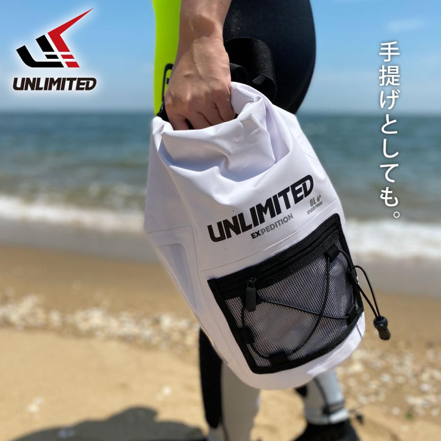 UNLIMITED（アンリミテッド） ドライバッグ 防水バッグ ショルダー 海