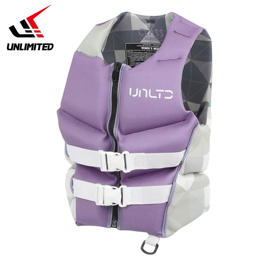 2025新作 UNLIMITED CLASS 女性用 ライフジャケット 小型特殊 黒/緑