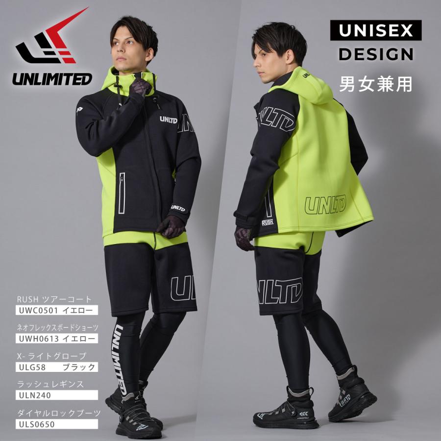 2025新作 UNLIMITED RUSH TOUR COAT ラッシュ ネオプレン ツアーコート ユニセックス ウエット素材 マリンスポーツ アウトドア UWC0615 |  | 19