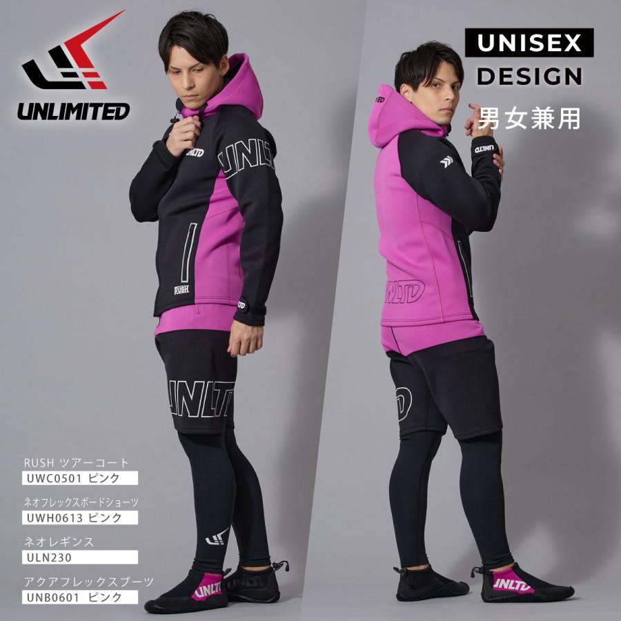 2025新作 UNLIMITED RUSH TOUR COAT ラッシュ ネオプレン ツアーコート ユニセックス ウエット素材 マリンスポーツ アウトドア UWC0615 |  | 21