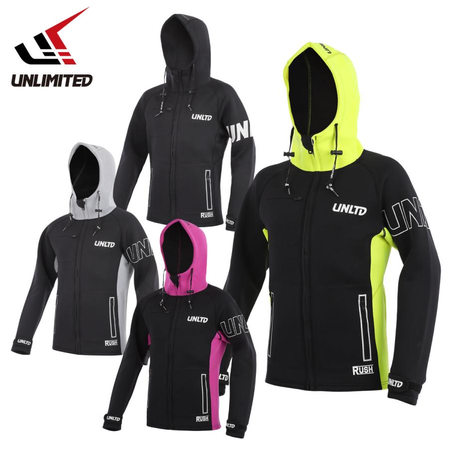 2025新作 UNLIMITED RUSH TOUR COAT ラッシュ ネオプレン ツアーコート ユニセックス ウエット素材 マリンスポーツ アウトドア UWC0615 |  | 23
