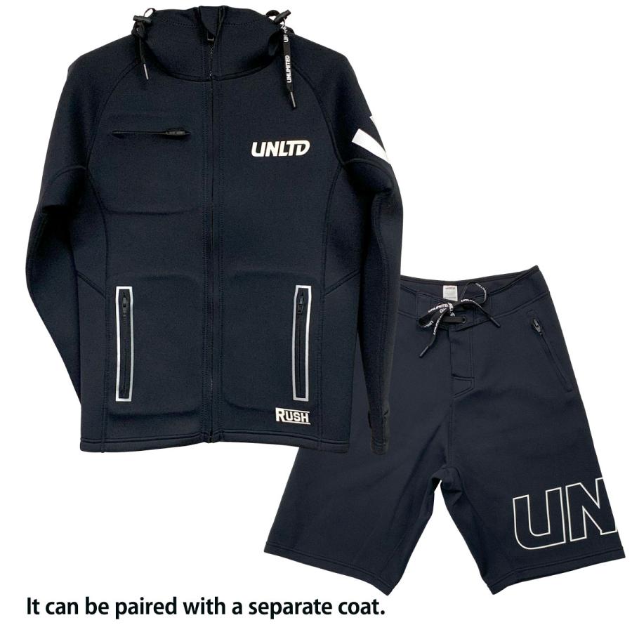 2025新作 UNLIMITED  ネオフレックスボードショーツ NEO FLEX BOARD SHORTS 黒/黄/アッシュ/ピンク S-XXL UWH0613 |  | 13