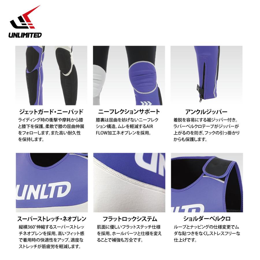UNLIMITED アンリミテッド ウェットスーツ ロングジョン メンズ UNLIMITED アンリミテッド ウェットスーツ ロングジョン メンズ