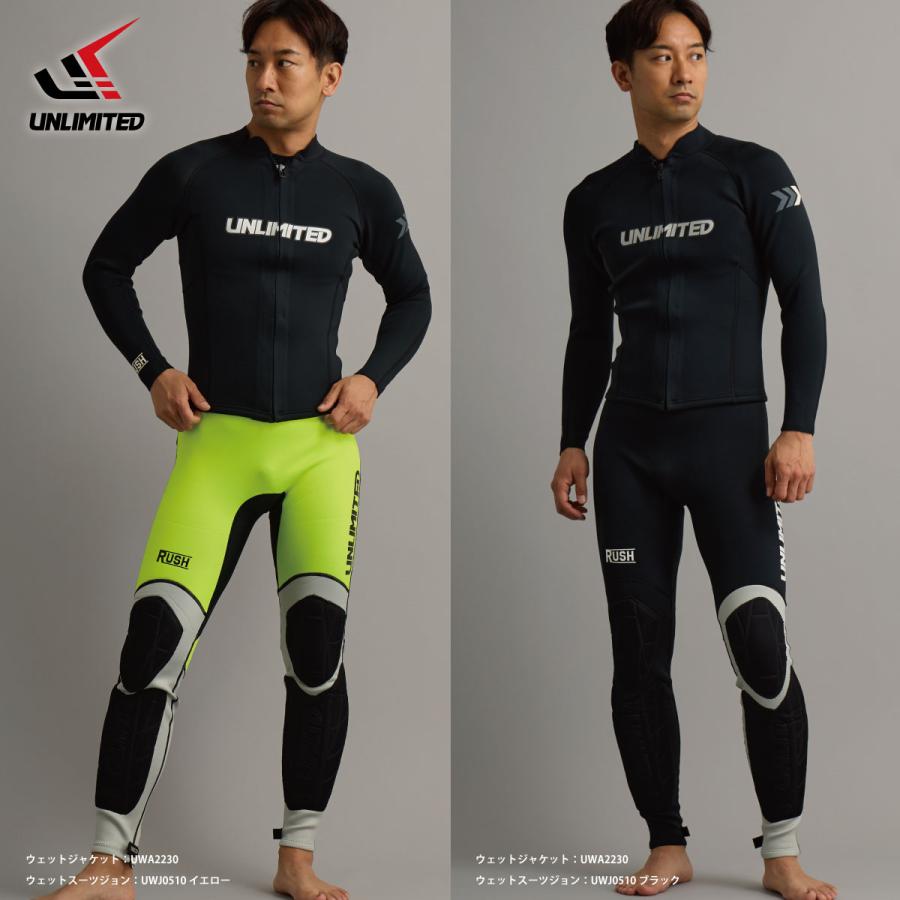 UNLIMITED アンリミテッド ウェットスーツ ロングジョン メンズ UNLIMITED アンリミテッド ウェットスーツ ロングジョン メンズ