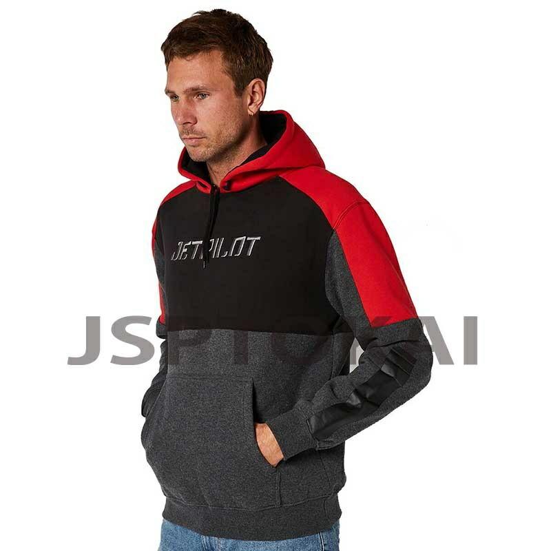ジェットパイロット JETPILOT SALE パーカー メンズ MATRIX PULLOVER HOODIE コットン 裏起毛 黒/赤 M-XL W22701 | JETPILOT | 01