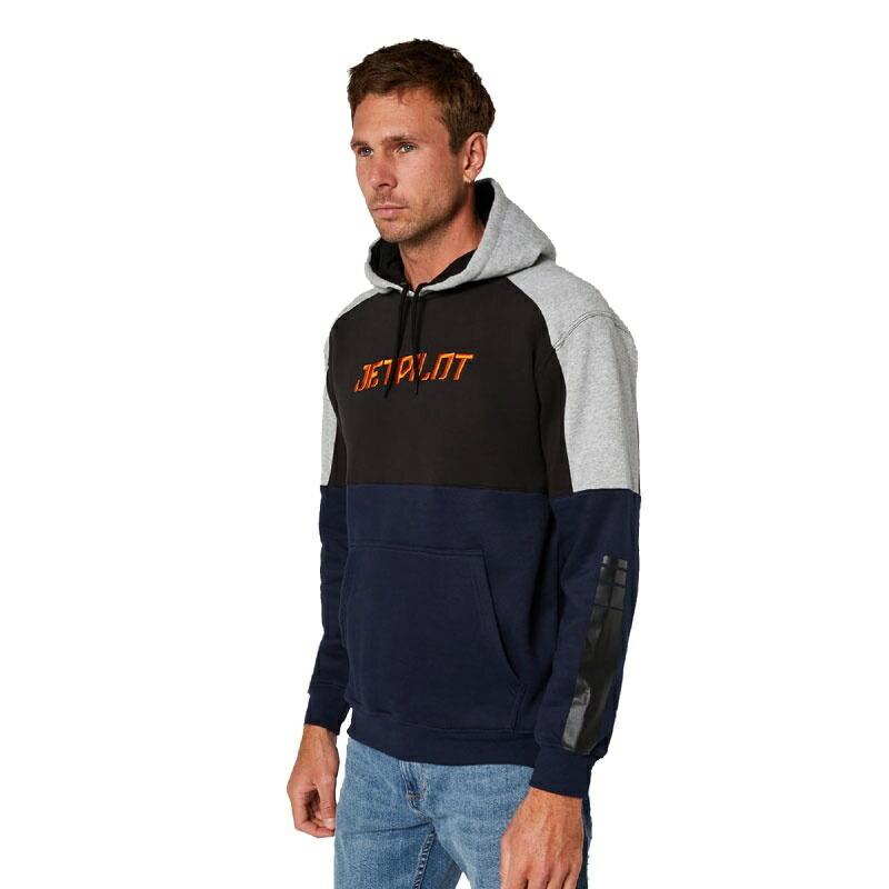 ジェットパイロット JETPILOT SALE パーカー メンズ MATRIX PULLOVER HOODIE コットン 裏起毛 黒/赤 M-XL W22701 | JETPILOT | 02