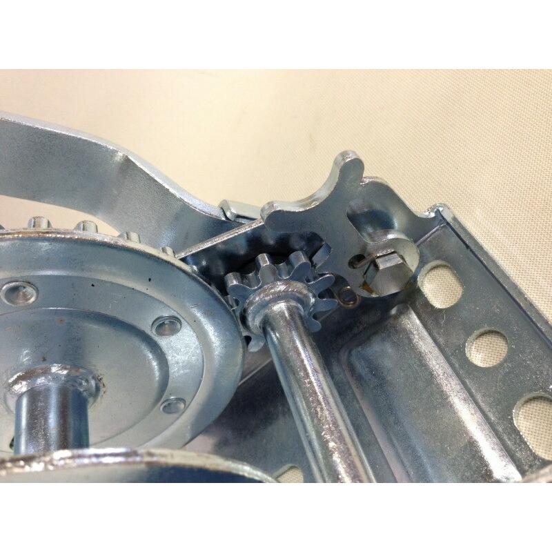スチールメッキ ハンドウインチ 最大負荷 270kg 600LBS WT-75-03 