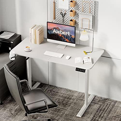 Alebert 電動式スタンディングデスク 電動昇降 「メーカー一年保証」 パソコンデスク ゲーミング 高さ調節デスク 人間工学 メモリー機能付 幅110