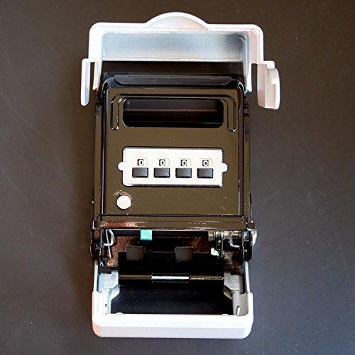 ASAHI キーポスト 暗証番号式鍵保管箱 KPN-40 KPN シルバー 巾124×厚さ68×高さ160mm