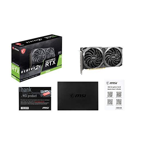 MSI GeForce RTX 3060 VENTUS 2X 12G OC グラフィックスボード VD7553 RTX GeForce VENTUS 2X 12G OC VD7553 パフォーマンスモデル