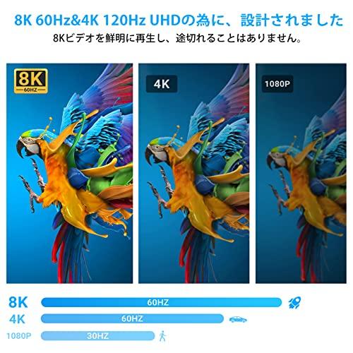 avedio links 8K HDMIマトリックス 4入力2出力 HDMI 2.1 4k120Hz切り替え器 音声分離器 (光デジタル・L/R 8K HDMIマトリックス HDMI