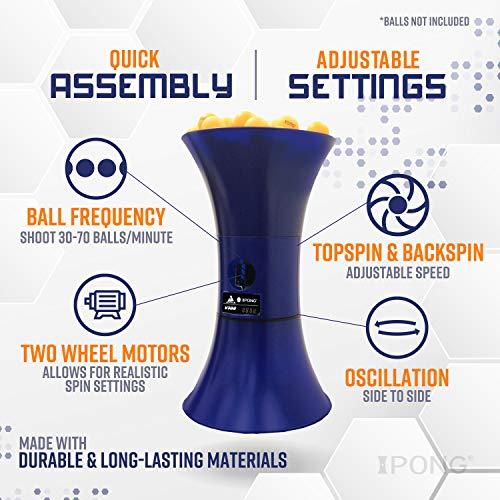 お買い得！ iPong V300 テーブルテニストレーニングロボット 振幅とワイヤレスリモート付き 【2976571171】(15477円)