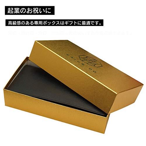 開 KAIUN-DO 印鑑ケース ドマーニ 牛革100% 印鑑まとめて収納可能 印鑑3本＋ゴム印収納 外寸