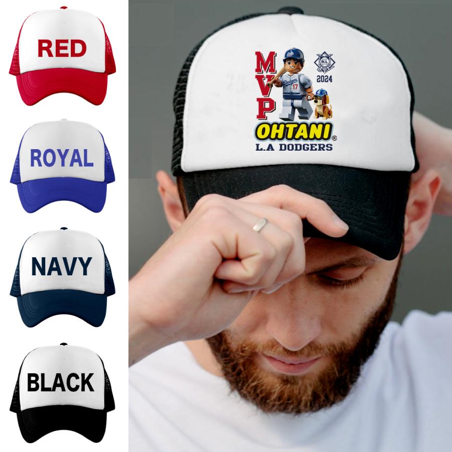ドジャース　大谷翔平47 MVP LA キャップ デコピン　17 ドジャース 大谷翔平47 MVP LA キャップ デコピン 17