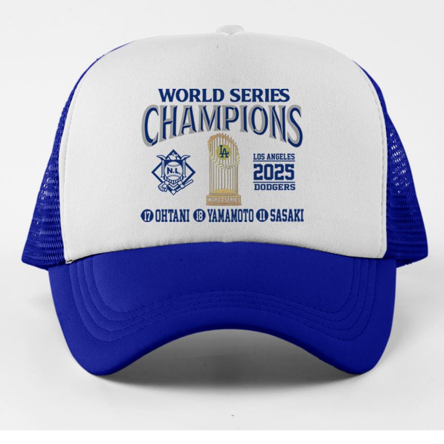 ドジャース　2025年ワールドシリーズキャップ【アメリカ限定品】 ドジャース 2025 ワールドチャンピオン キャップ 全選手着用 - メルカリ