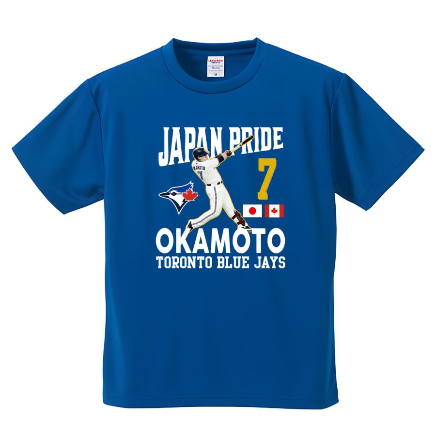 岡本和真 グッズ Tシャツ ブルージェイズ MLB 応援 入団記念