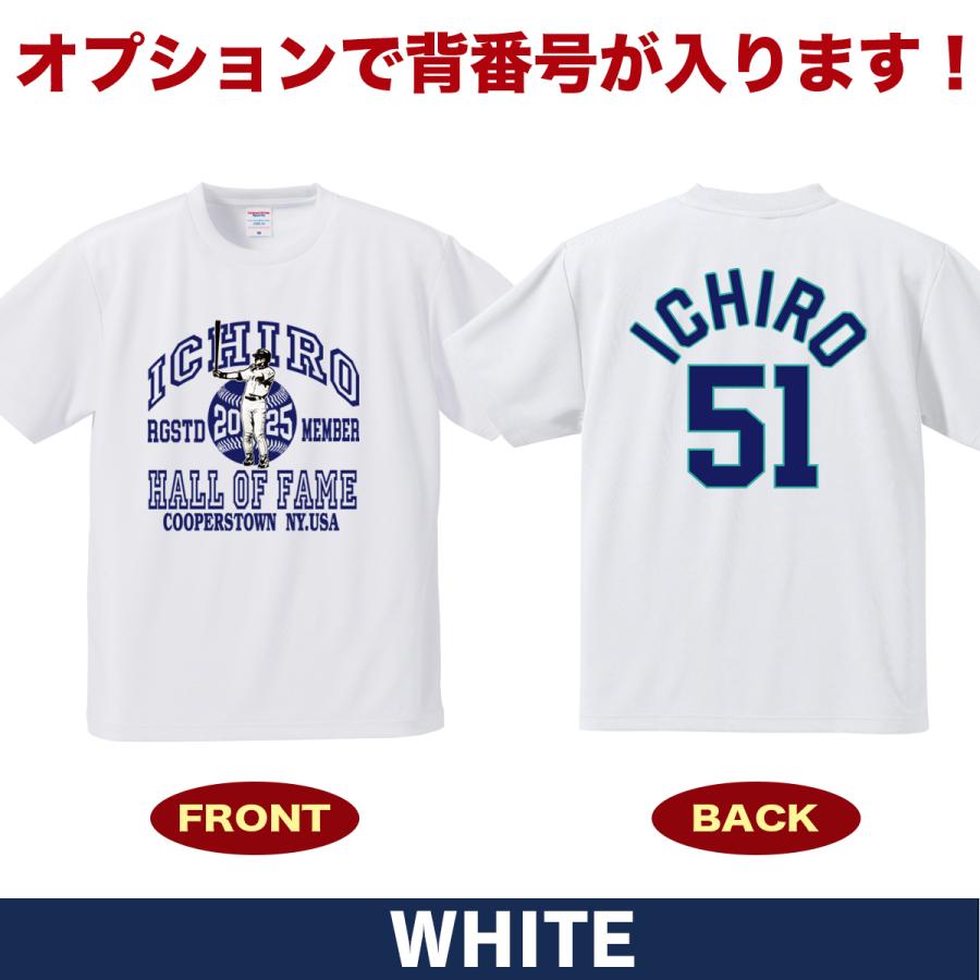 イチロー tシャツ グッズ MLB マリナーズ 大きいサイズ 5l ドライ 殿堂