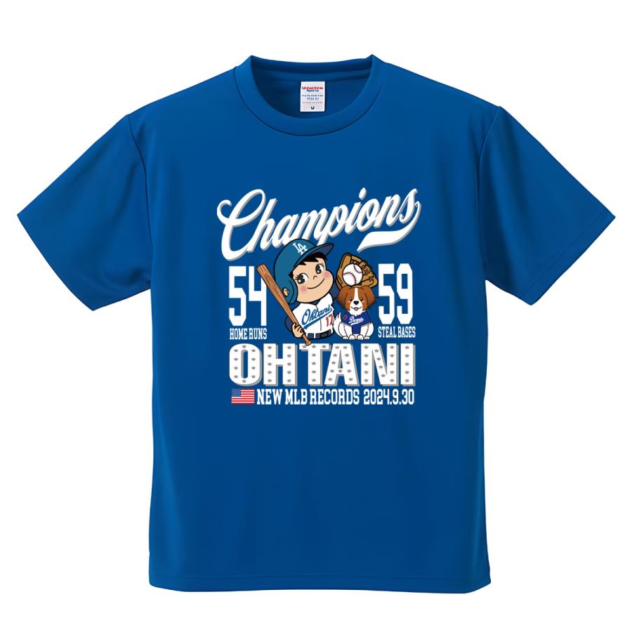 大谷翔平 Tシャツ MLB ドジャース ホームラン 新記録 54 盗塁 59 大谷翔平 Tシャツ MLB ドジャース ホームラン 新記録 54 盗塁 59