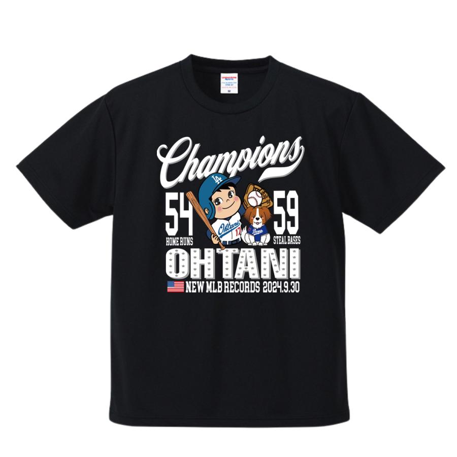 大谷翔平 Tシャツ MLB ドジャース ホームラン 新記録 54 盗塁 59 大谷翔平 Tシャツ MLB ドジャース ホームラン 新記録 54 盗塁 59