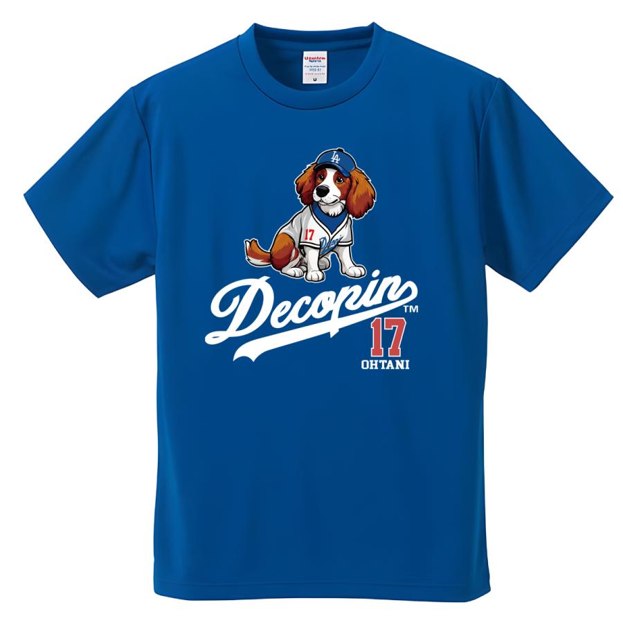 大谷翔平 デコピン Tシャツ MLB ドジャース オリジナルプリント 大谷翔平 デコピン Tシャツ MLB ドジャース オリジナルプリント