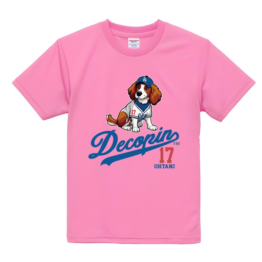 大谷翔平 デコピン Tシャツ MLB ドジャース オリジナルプリント 大谷翔平 デコピン Tシャツ MLB ドジャース オリジナルプリント