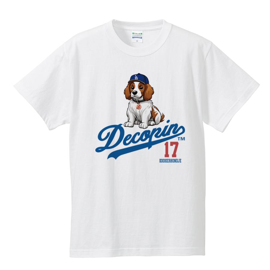 大谷翔平 デコピン Tシャツ MLB ドジャース オリジナルプリント 大谷翔平 デコピン Tシャツ MLB ドジャース オリジナルプリント