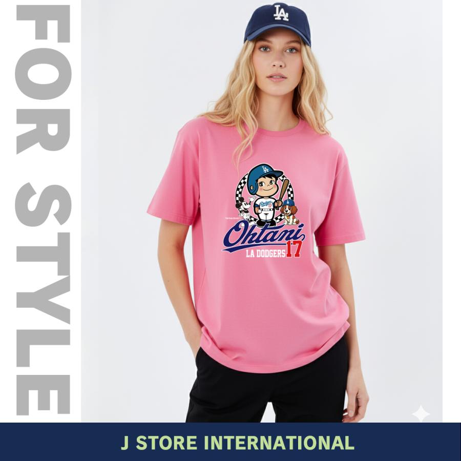 大谷翔平 グッズ Tシャツ MLB ドジャース風 ユニフォーム風 デコピン