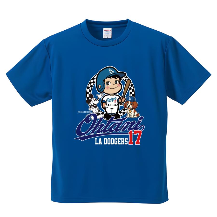大谷翔平 グッズ Tシャツ MLB ドジャース風 ユニフォーム風 デコピン