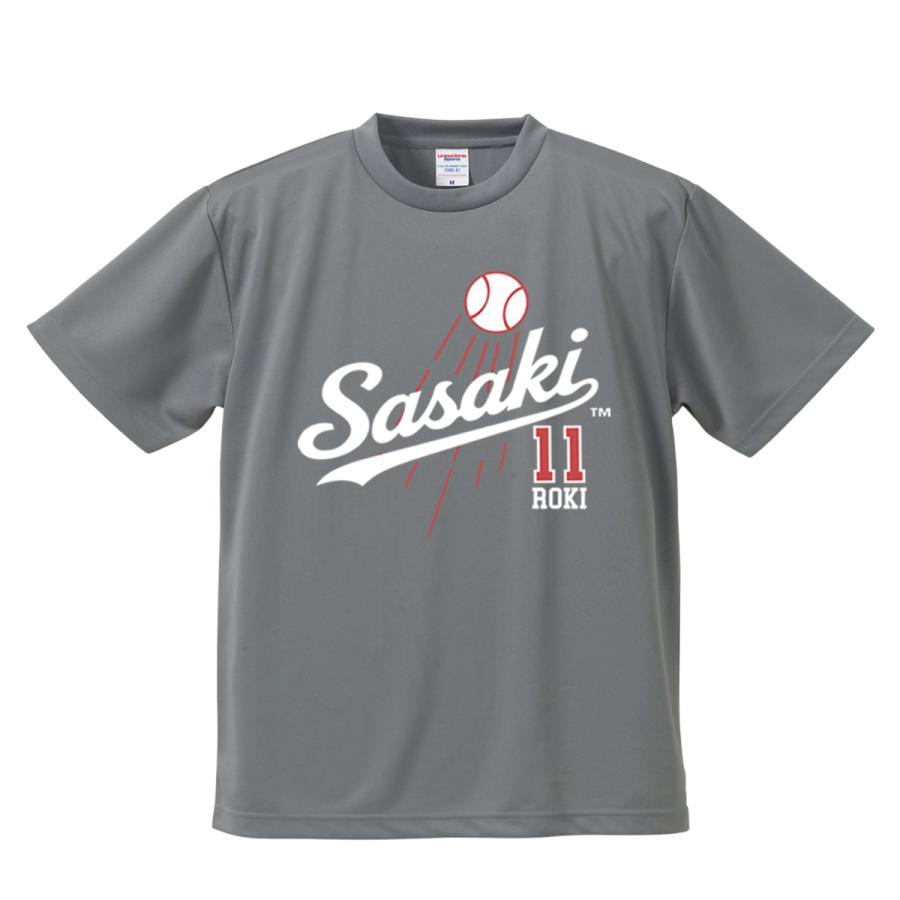 佐々木朗希 グッズ tシャツ 佐々木朗希tシャツ MLB ドジャース