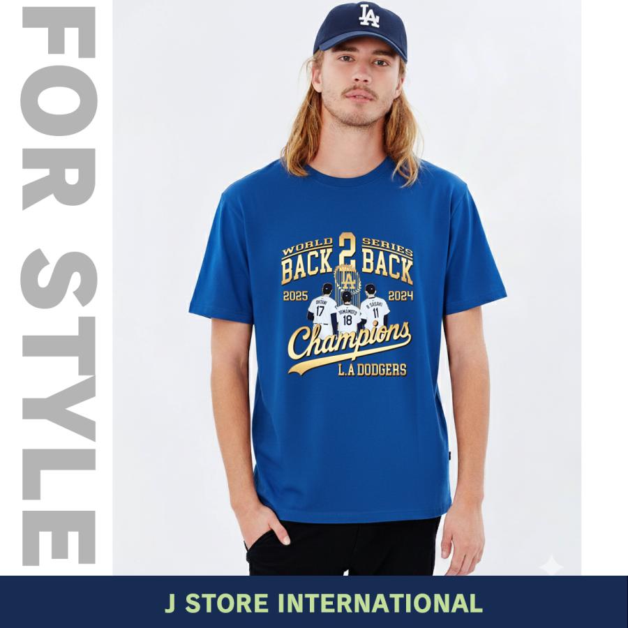 大谷翔平 山本由伸 佐々木朗希 Tシャツ ドジャース 2025 ワールド