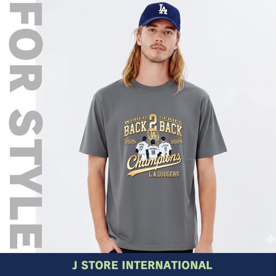 大谷翔平 山本由伸 佐々木朗希 Tシャツ ドジャース 2025 ワールド