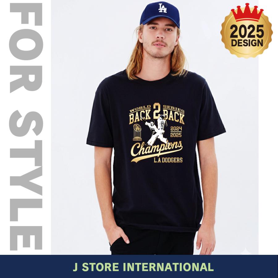 大谷翔平 山本由伸 グッズ Tシャツ ドジャース 2025 ワールドシリーズ