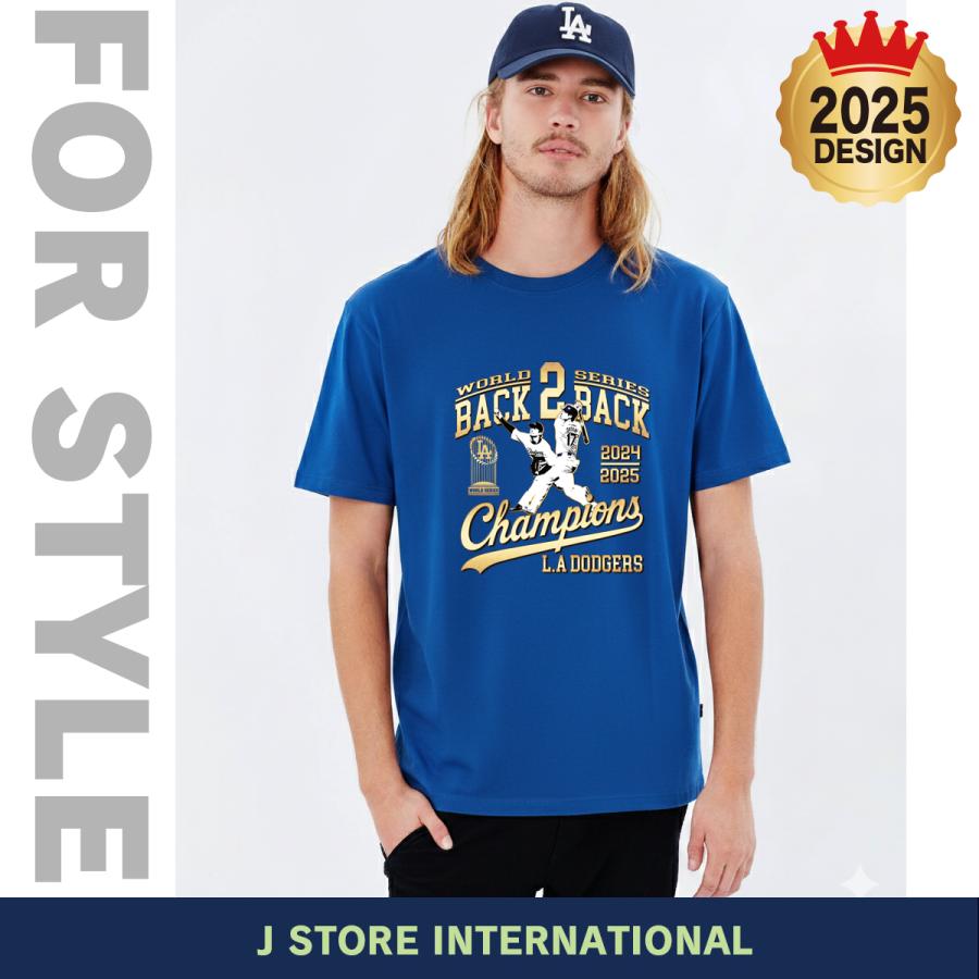 大谷翔平 山本由伸 グッズ Tシャツ ドジャース 2025 ワールドシリーズ