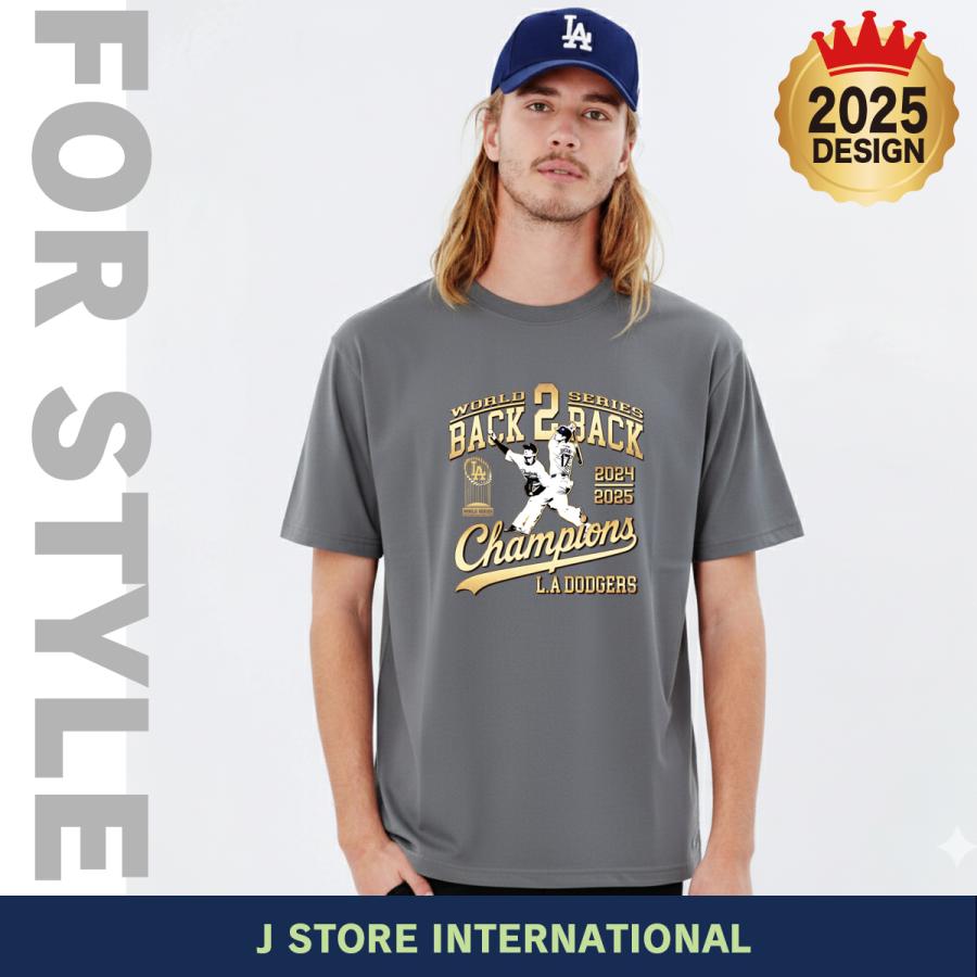大谷翔平 山本由伸 Tシャツ ドジャース 2025 ワールドシリーズ 優勝 2