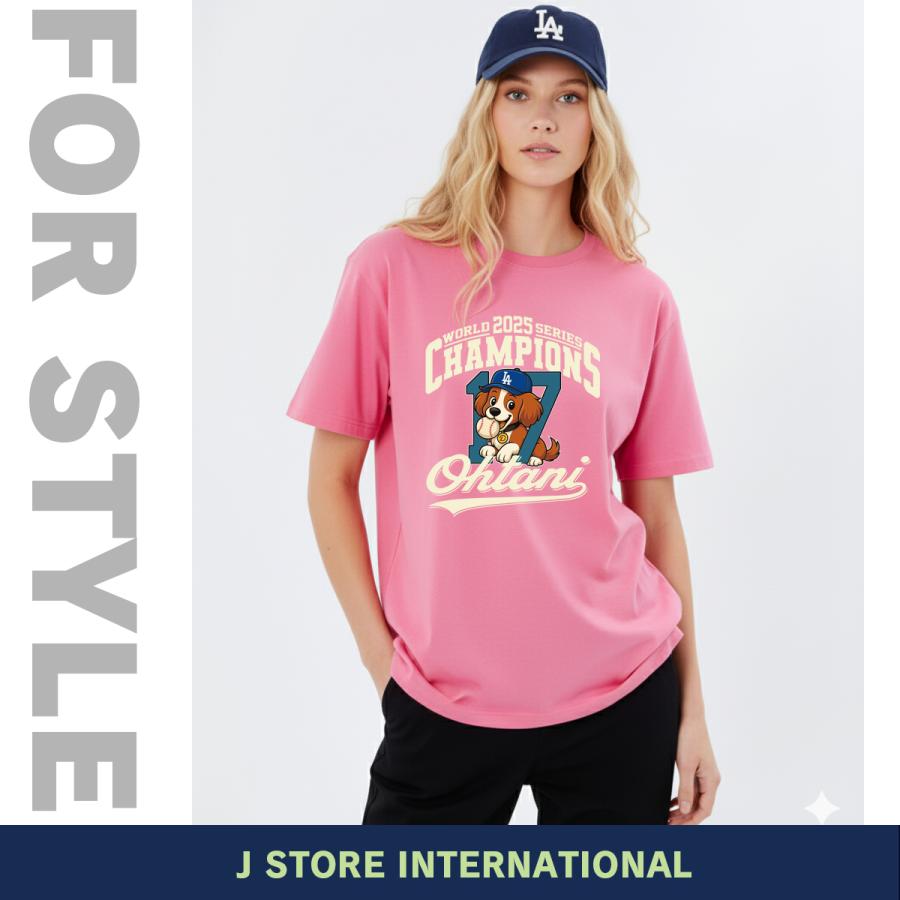 大谷翔平 デコピン グッズ Tシャツ 2025 MVP 記念 ワールドシリーズ