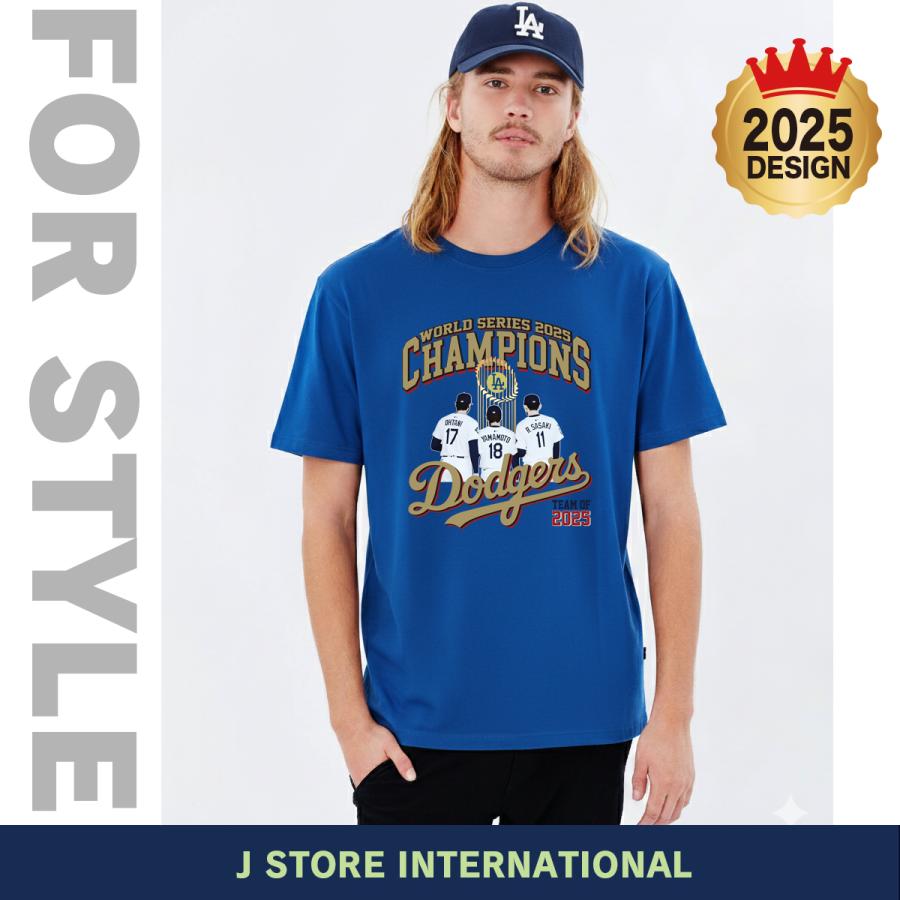大谷翔平 山本由伸 佐々木朗希 Tシャツ ドジャース 2025 ワールド